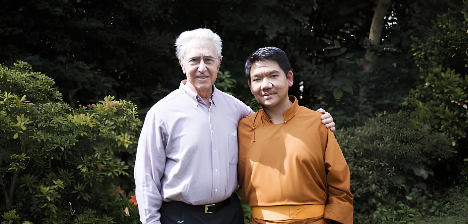 Serkong Rinpoché avec Alexander Berzin